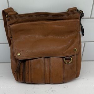 Brown Leather Crossbody Bag - Classic Everyday Style